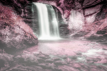 Fantasy infrared long exposure of Looking Glass Waterfall