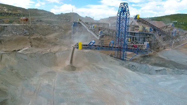 Industria y Mina trituradora de piedra	