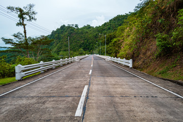 Skyline of Agas Agas Bridge in Leyte, Philippines