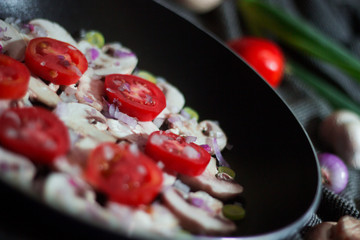 fresh vegetable salad