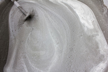 Mixing cement for construction