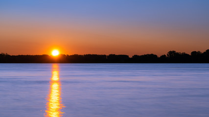 Sunrise over the St. Lawrence River