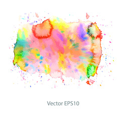 abstract background with colorful splashes