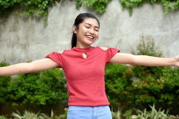 A Beautiful Minority Female And Freedom