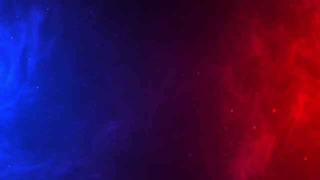Red fire versus blue ice dynamic abstract background with star vertex swirl movement texture