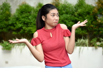 An Undecided Young Asian Youth