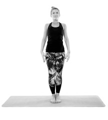 Woman yoga teacher