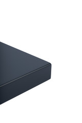 Background or concept of minimalist furniture facade for the kitchen, furniture interior on a white background.