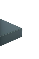 Background or concept of minimalist furniture facade for the kitchen, furniture interior on a white background.