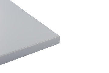 Background or concept of minimalist furniture facade for the kitchen, furniture interior on a white background.