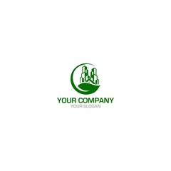 Eco Building Logo Design Vector