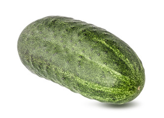 Cucumber isolated on white background with clipping path