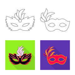 Vector design of luxury and celebration logo. Set of luxury and hide stock vector illustration.