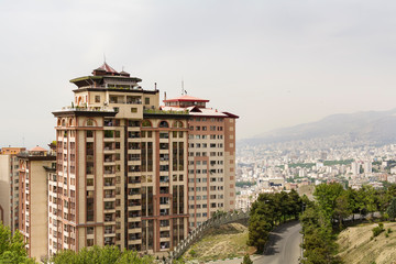 apartment building, north-eastern area of Tehran, Iran