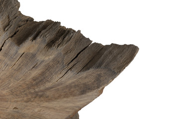 Beautiful texture of old carved stained oak.