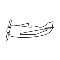Vector design of airplane and air sign. Set of airplane and space stock symbol for web.