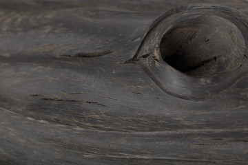 Beautiful texture of old carved stained oak.