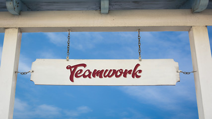 Street Sign to Teamwork