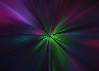 Light explosion star with glowing particles and lines. Beautiful abstract rays background.