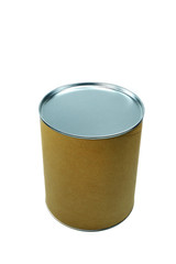 yellow can - isolated object