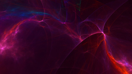 3D rendering multicolored abstract fractal