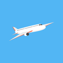 Obraz premium Airplane. Vector illustration.