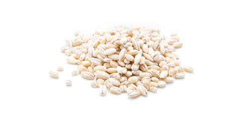 grain barley on a white background.