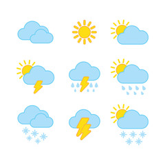 Weather forecast Icons 