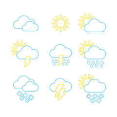 Weather forecast Icons 