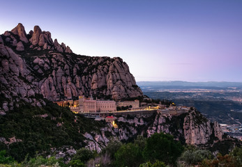Atardecer en Montserrat