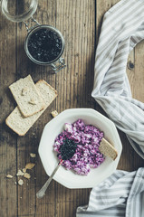 Healthy breakfast on the table