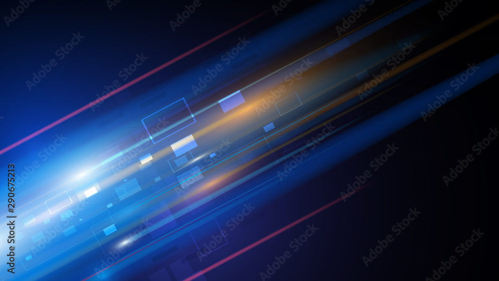 Poster speed line tech futuristic sci fi concept design background eps 10 vector