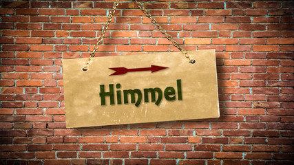 Schild 388 - Himmel