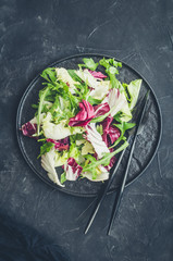 Healthy salad on the table