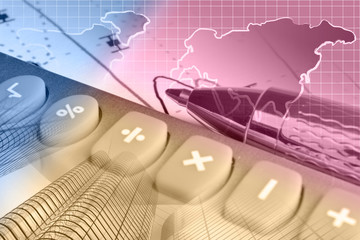 Map, graph and buildings