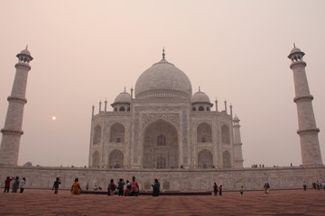 taj mahal agra india