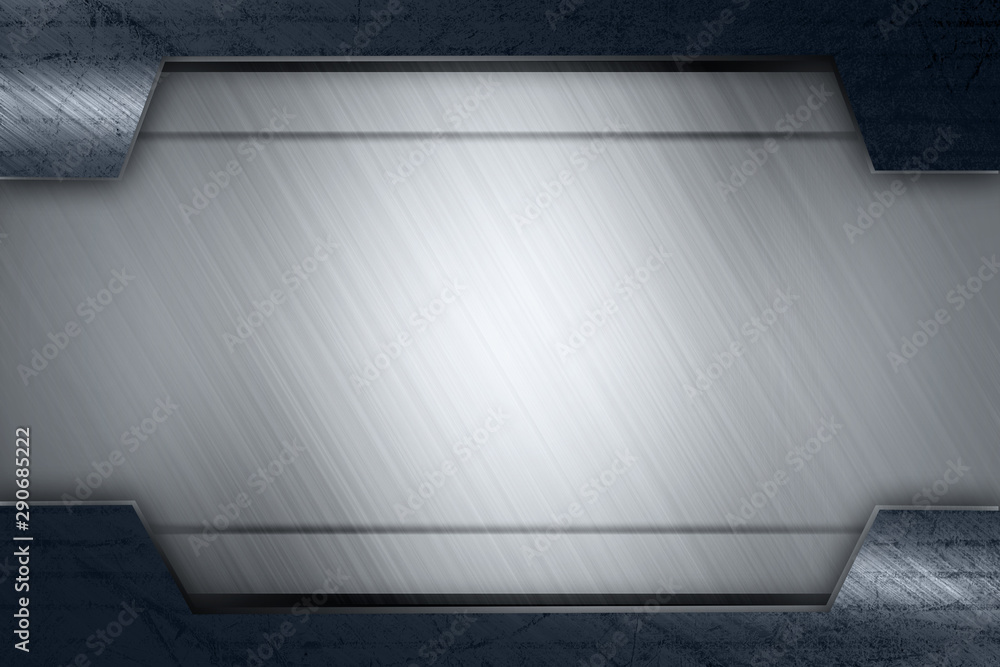 Sticker metal frame texture background