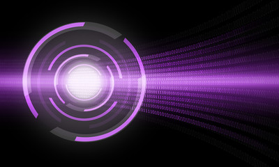 purple digit technology background