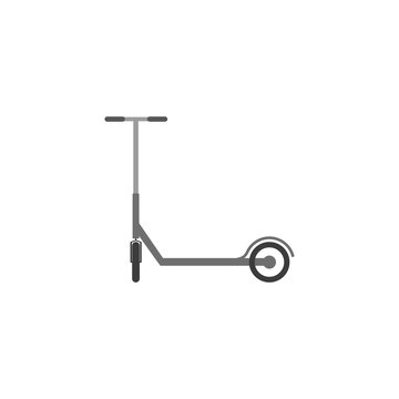 Scooter, transportation icon. Vector illustration, flat design.