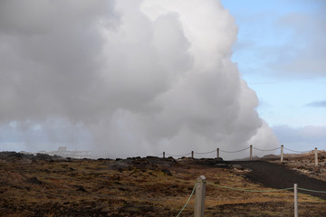 Hochtemperaturgebiet auf der Reykianes-Halbinsel, Island