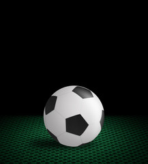 Naklejka premium soccer ball background