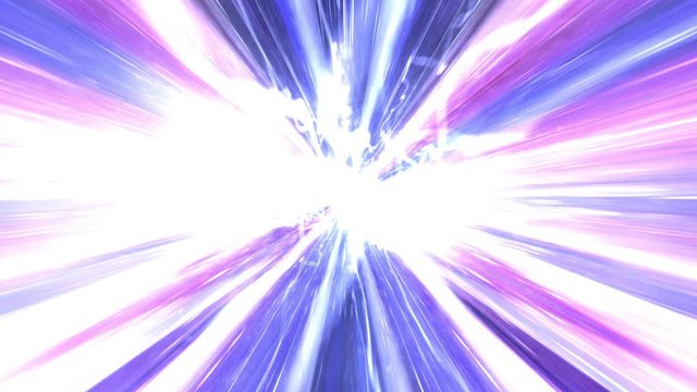 Abstract Cyberspace Explosion Animation Background, Loop, 4k