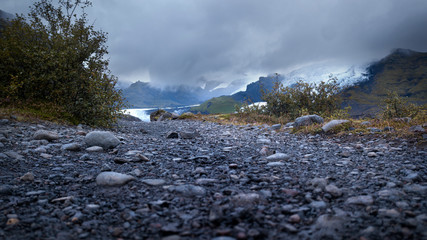 Islande paysages glace roche plage