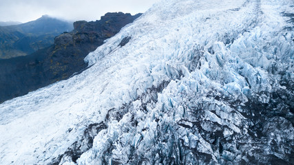 Islande paysages glace roche plage