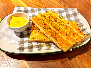 Bread stick Italian food and good taste.