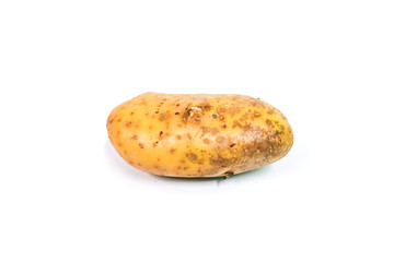 Potato Close up for isolated