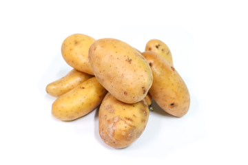 Potato Close up for isolated