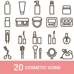 商品アイコン　コスメ　ライン　20セット