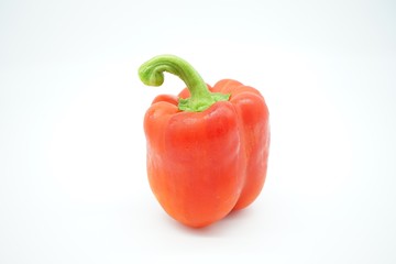 red pepper isolated on white background