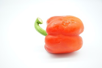 red pepper isolated on white background